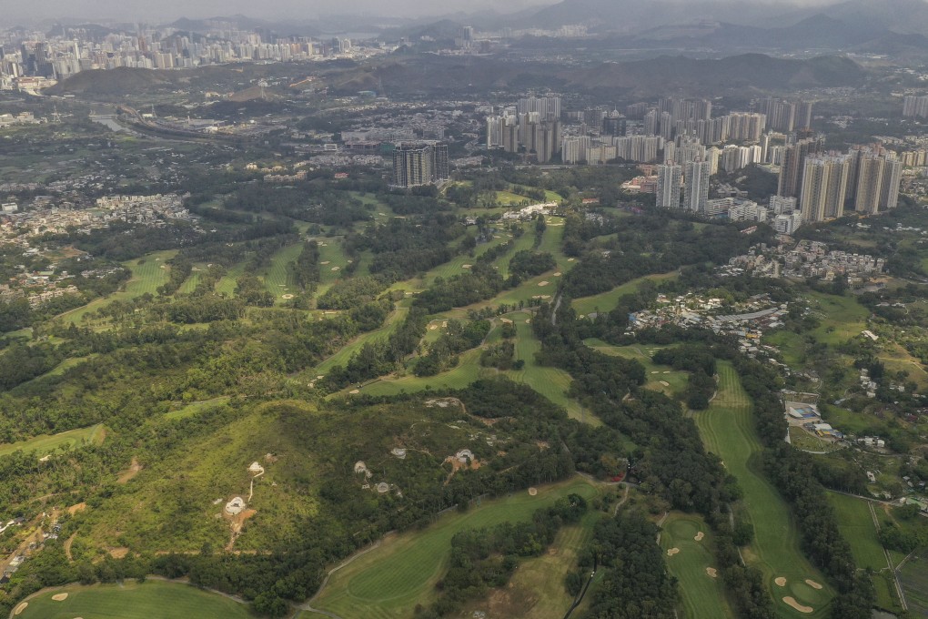 An aerial view of the Hong Kong Golf Club in Fanling. Photo: Winson Wong