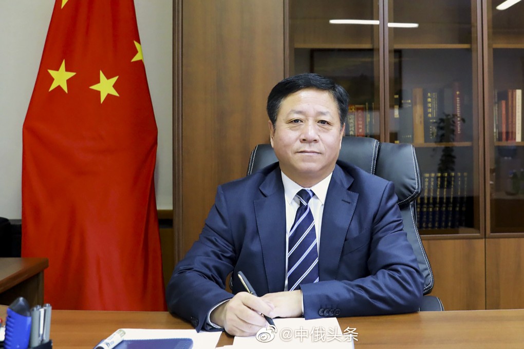 Beijing’s ambassador to Moscow, Zhang Hanhui, accused Washington of pushing Russia into a corner with repeated expansions of the NATO military alliance and support for Ukraine’s alignment with the European Union. Photo: Weibo