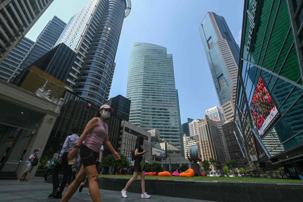 Singapore’s economy grew 4.4 per cent in the second quarter from a year ago. Photo: AFP