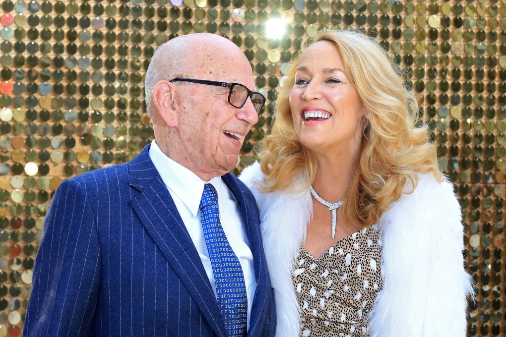Rupert Murdoch and Jerry Hall. File photo: Reuters