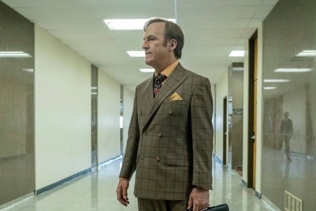 Bob Odenkirk as Saul Goodman in Better Call Saul. Costume designer Jennifer Bryan says she chose strong, bold and “look at me” colour palettes for the show’s main character, and had his suits made in Milan to her designs.