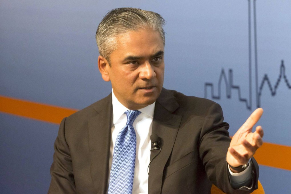 Anshu Jain, co-chief executive officer of Deutsche Bank, died on Saturday five years after being diagnosed with cancer. Photo: Bloomberg