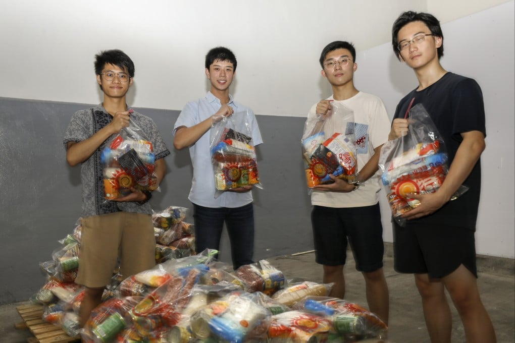 (From the left) Sunshine Ambassadors Joseph Lim; Mark Lee; Olive Chan; and Shawn Wang. Photo: Xiaomei Chen