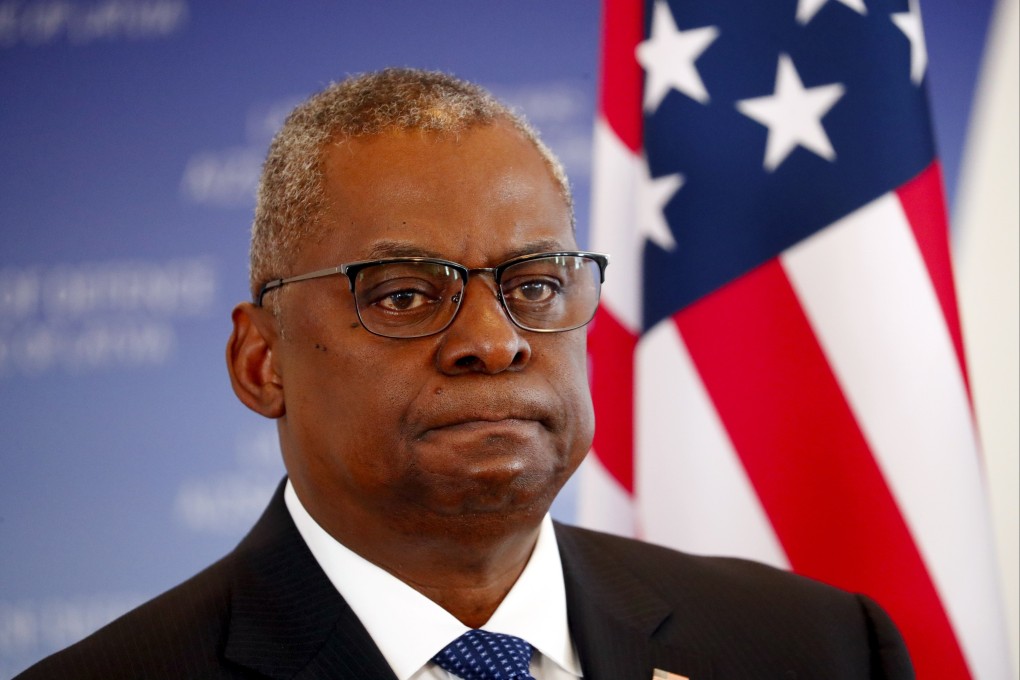 US Secretary of Defense Lloyd Austin attends a news conference in Riga, Latvia on August 10. Photo: EPA-EFE