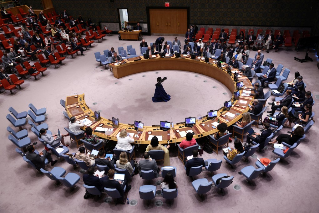 The United Nations Security Council meets in New York. As a veto power, Russia can shield itself from substantial action like sanctions. Photo: Reuters