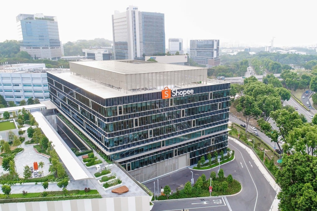 Shopee’s six-storey headquarters in Singapore. Photo: Handout