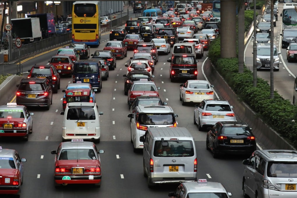 Heavy traffic in Wan Chai. Photo: Dickson Lee
