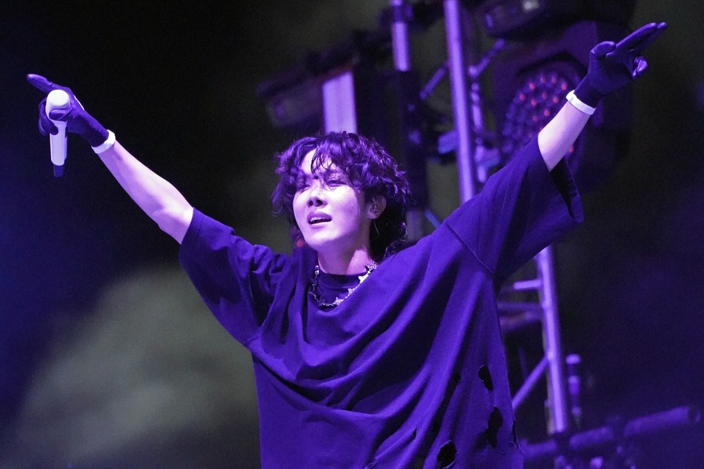 J-Hope of BTS released his “Jack in the Box” album in July, which did not come with a physical CD. Instead, the package came with a QR code that gave access to the digital version of the music. Photo: Rob Grabowski/Invision/AP