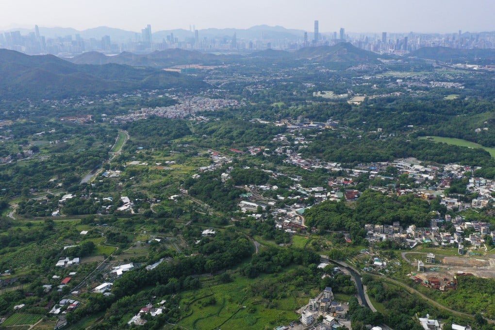 Aerial view of Kwu Tung in Hong Kong’s New Territories. Photo: May Tse