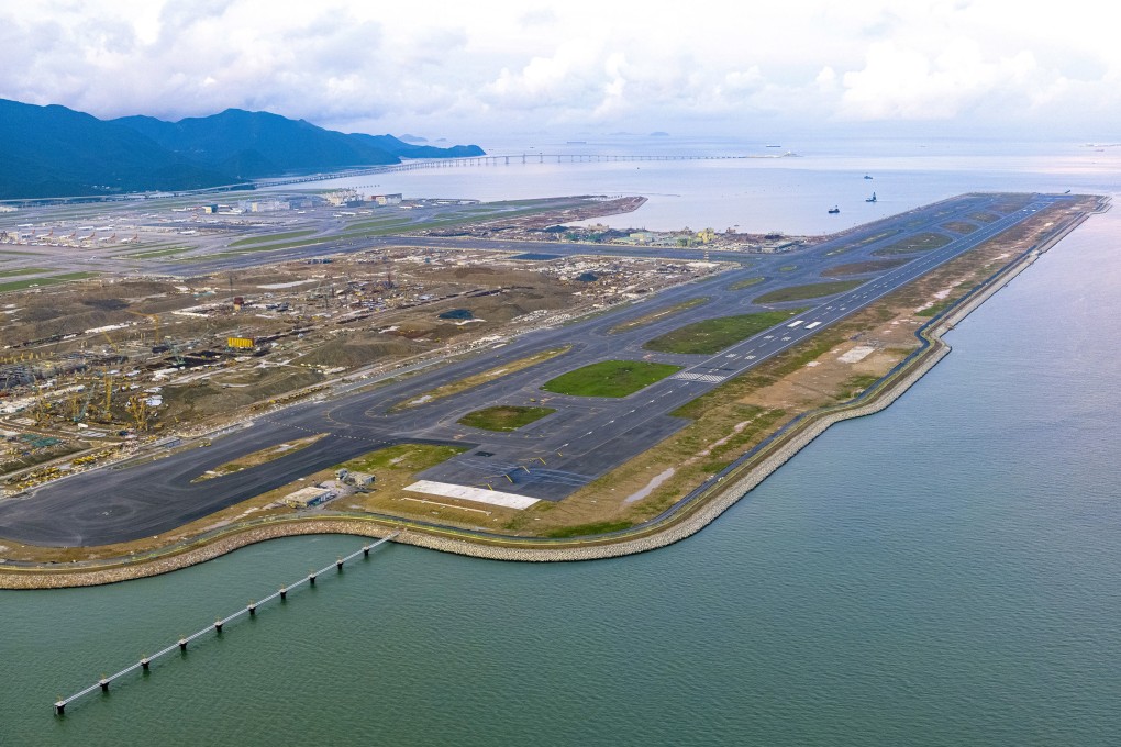 The new third runway of Hong Kong International Airport. Photo: Handout