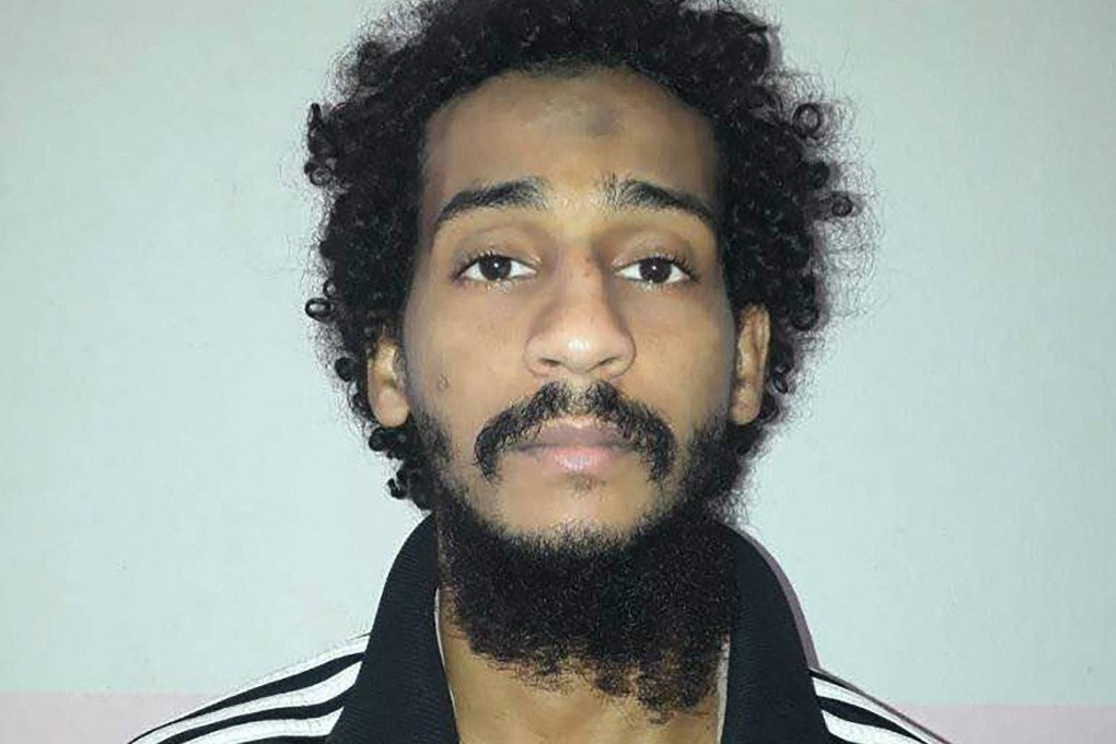Captured British Isis fighter El Shafee Elsheikh poses for a mugshot at an undisclosed location. Photo: Syrian Democratic Forces via AFP