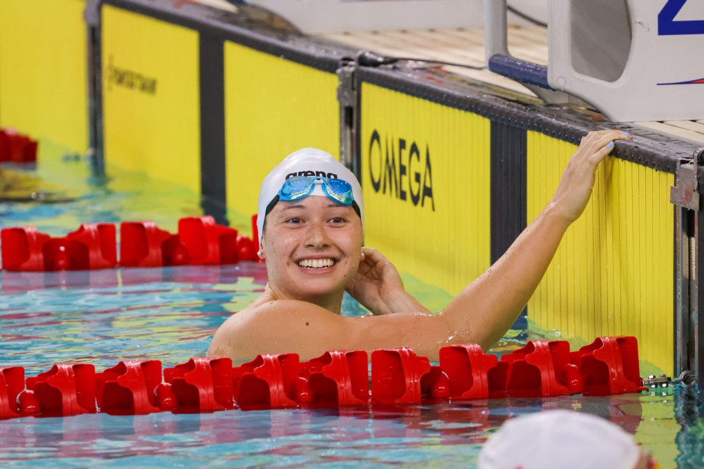 Siobhan Haughey wins the 200m freestyle at the Hong Kong Open Swimming Championships. Photo: Dickson Lee