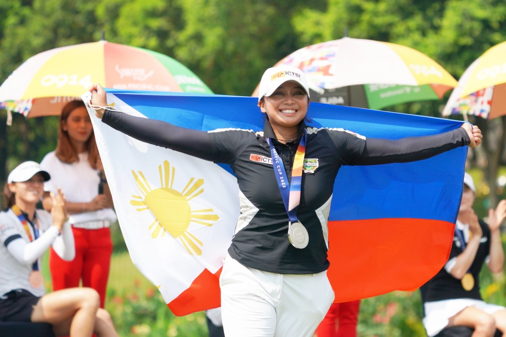 Princess Mary Superal celebrates winning the inaugural Simone Asia Pacific Cup. Photo: Simone Asia Pacific Cup