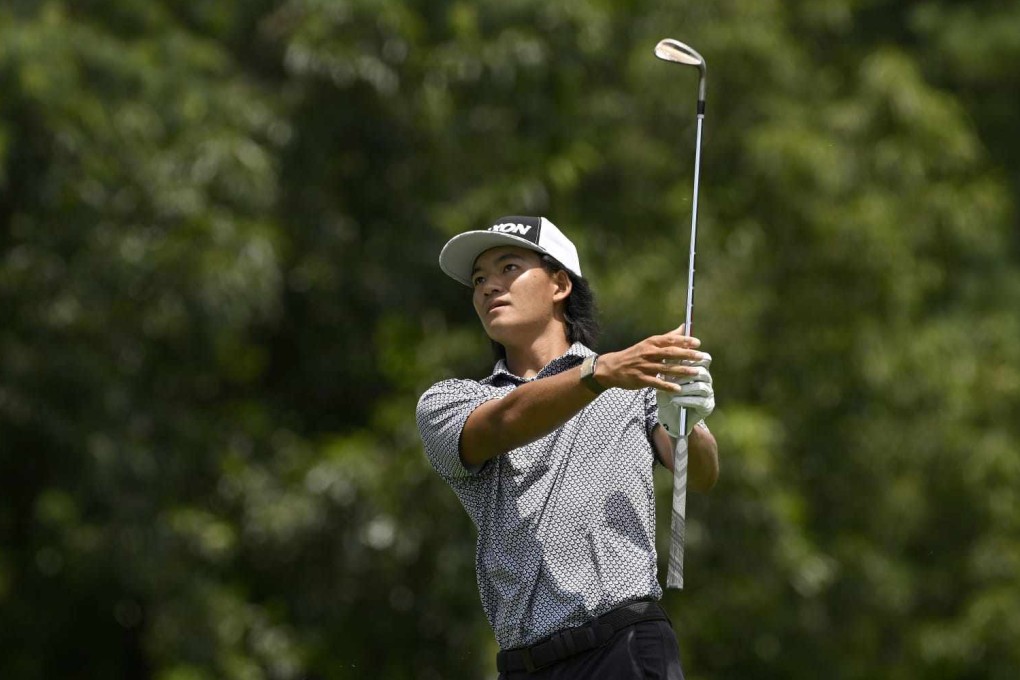 Taichi Kho in action on the final day of the Asian Tour’s International Series Korea. Photo: Asian Tour