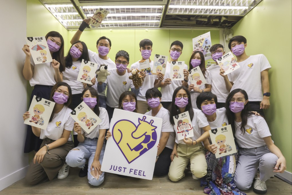 Hong Kong charity JUST FEEL has earned a nomination for the Spirit of Teamwork Award for its work with schoolchildren. Photo: Jonathan Wong