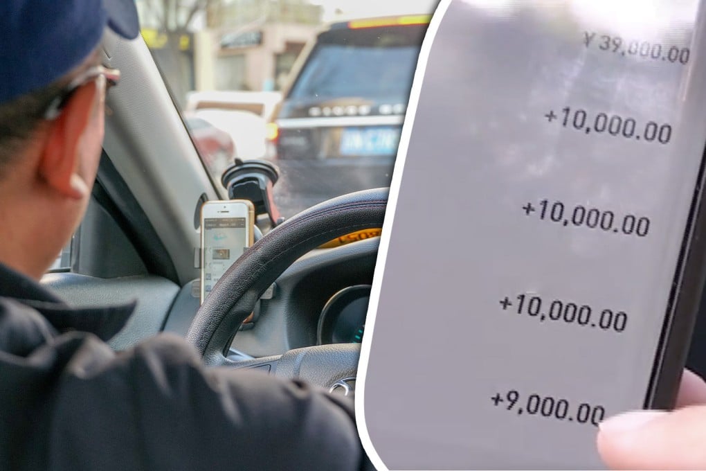 A taxi driver in China went to the police after a frightening encounter with a man who demanded he run red lights in exchange for extra money. Photo: SCMP artwork