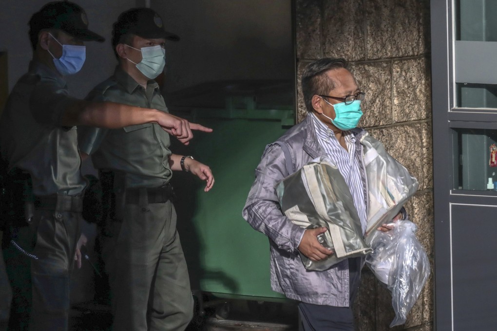 Albert Ho leaves the High Court in Admiralty after he was released on bail. Photo: Jonathan Wong