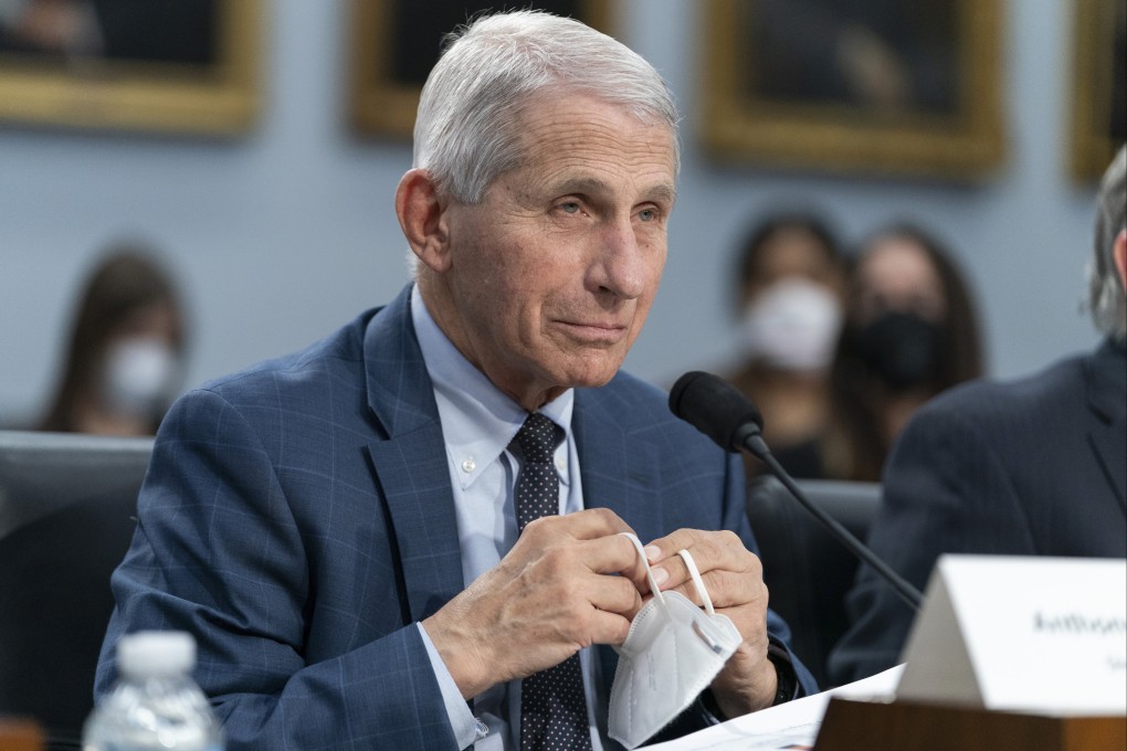 Anthony Fauci, director of the National Institute of Allergy and Infectious Diseases, testifies at a hearing on Capitol Hill in Washington in May. Photo: AP