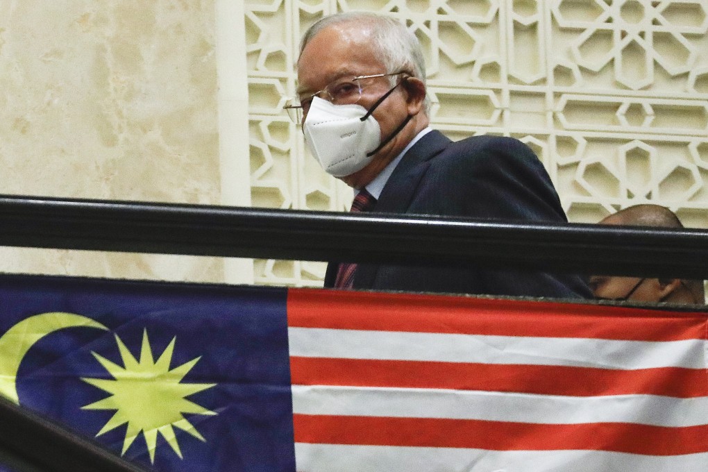 Najib Razak has become the nation’s first former leader to be jailed. Photo: EPA-EFE