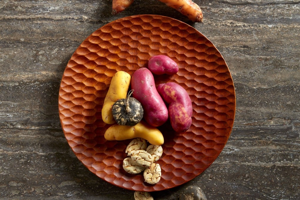 Peruvian tubers. Virgilio Martinez and Pia Leon celebrate the potato on the menu of their award-winning Lima restaurant Central’s pop-up in Singapore. Photo: Virgilio Martinez and Pia Leon