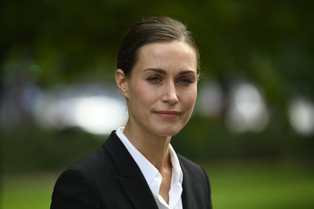 Finnish Prime Minister Sanna Marin speaks to the media in Helsinki on Tuesday. Photo: dpa