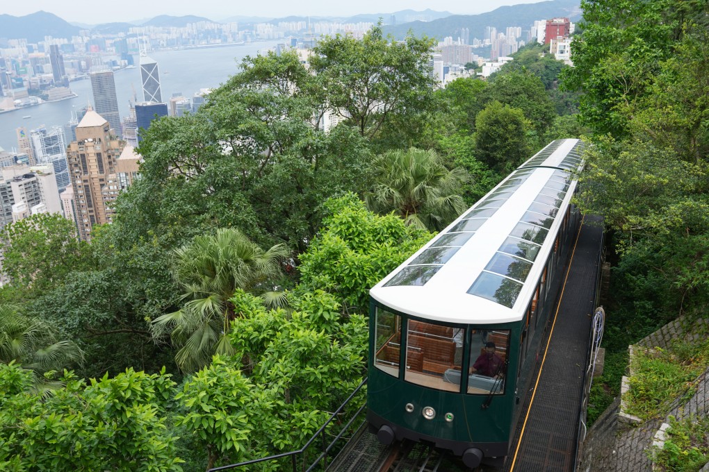 The sixth generation Peak Tram is set to make its long-awaited public debut on Saturday. Photo: Sam Tsang