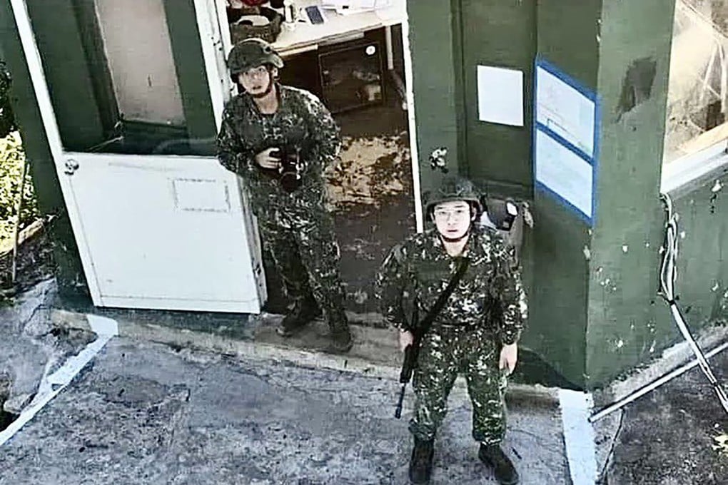 The photo that was taken by a civilian drone from mainland China on August 16, according to Quemoy’s defence command. Photo: Handout