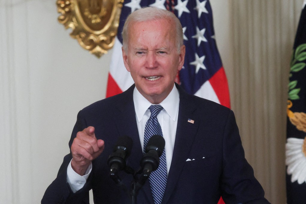 US President Joe Biden announced a new “long-term” aid package for Ukraine. Photo: Reuters