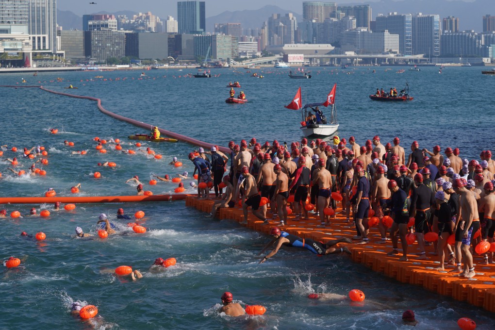 The Cross Harbour Race in 2021. Photo: Sam Tsang