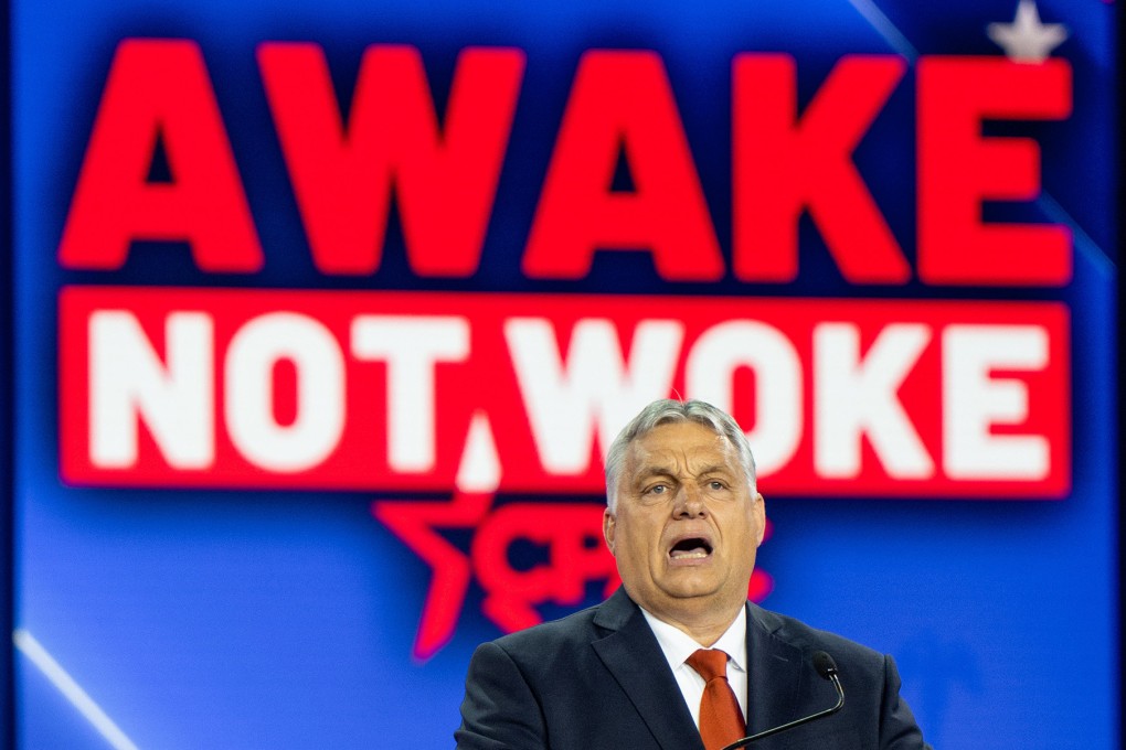 Hungarian Prime Minister Viktor Orban speaks at the Conservative Political Action Conference in Dallas on August 4. Hungary’s State Audit Office, which issued the “pink education” report, is seen as being close to Orban. Photo: TNS