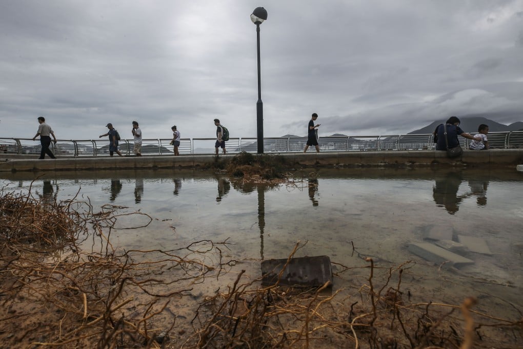 Tseung Kwan O Waterfront Park after being hit by Typhoon Mangkhut, Hong Kong’s strongest storm on record, in 2018. Photo: Sam Tsang