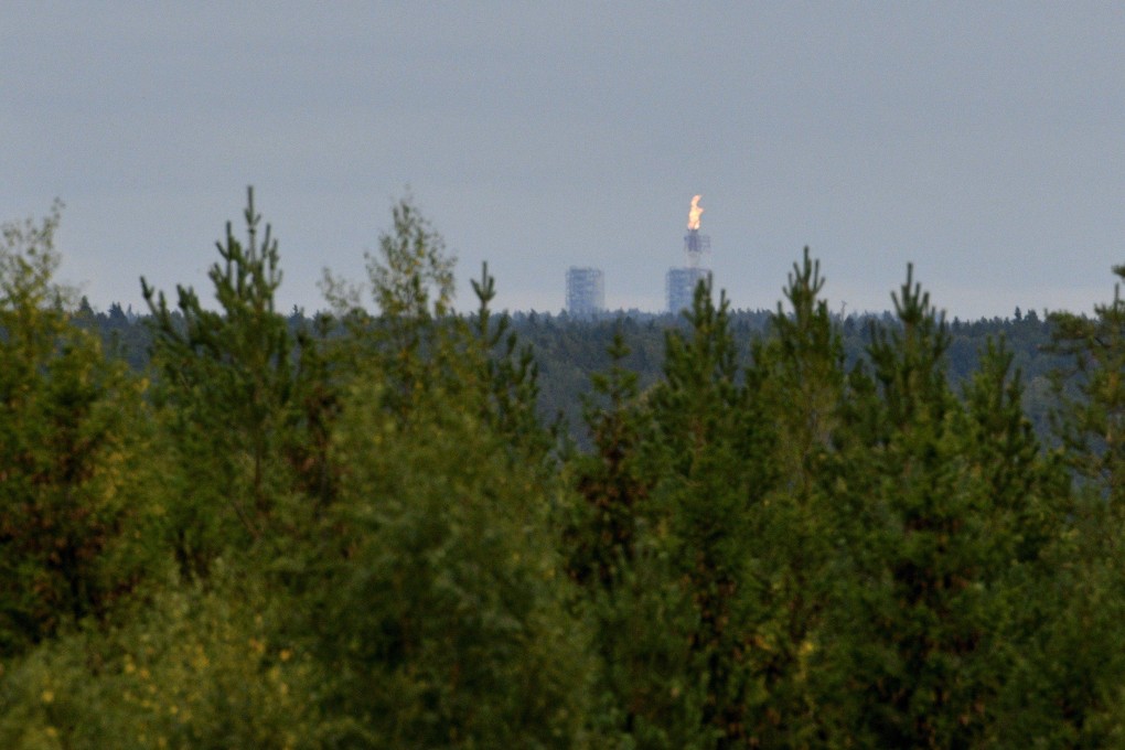 Russia burning off large amounts of natural gas that it previously would have exported to Germany while energy costs soar in Europe. Photo: dpa
