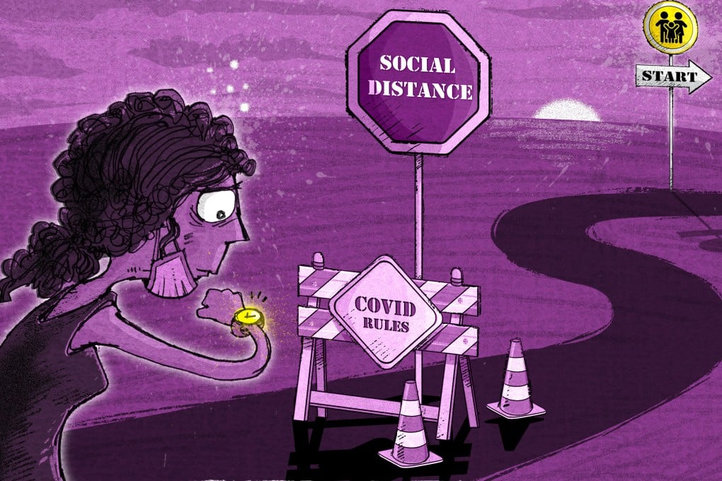 With Covid-19 restrictions making dating difficult in Hong Kong, Julie decided to freeze her eggs. But while any woman can freeze her eggs in Hong Kong, only those in a heterosexual marriage are allowed to fertilise them. Illustration: Henry Wong