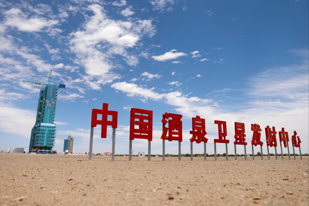 The suborbital vehicle was launched from the Jiuquan Satellite Launch Centre in the Gobi Desert. Photo: Reuters