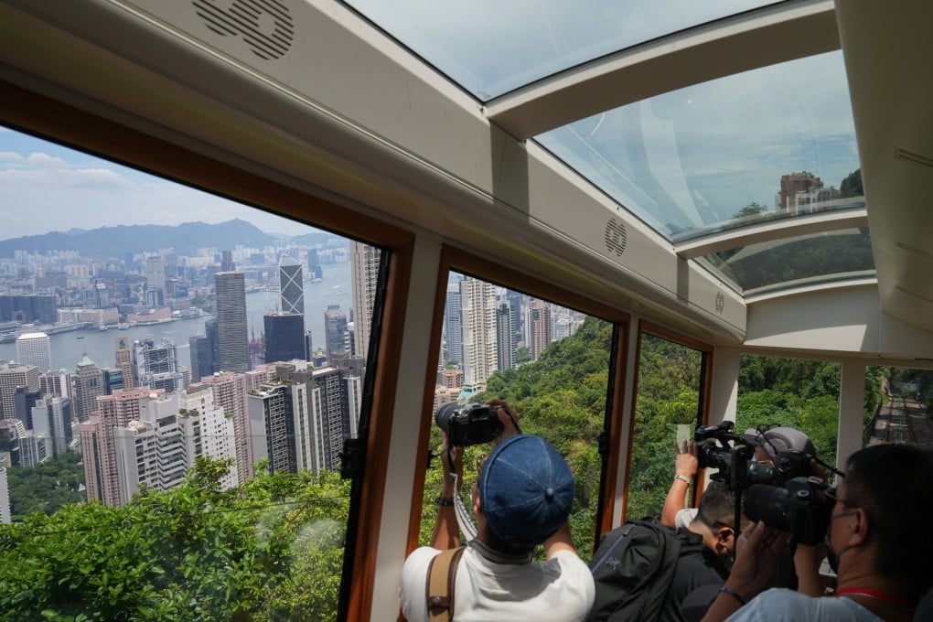 The tram’s upgrade and reopening after 14 months add a local tourist attraction for Hongkongers feeling homebound by travel restrictions. Photo: Sam Tsang