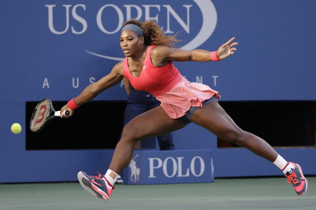 Serena Williams in action during 2013 US Open. Photo: AP