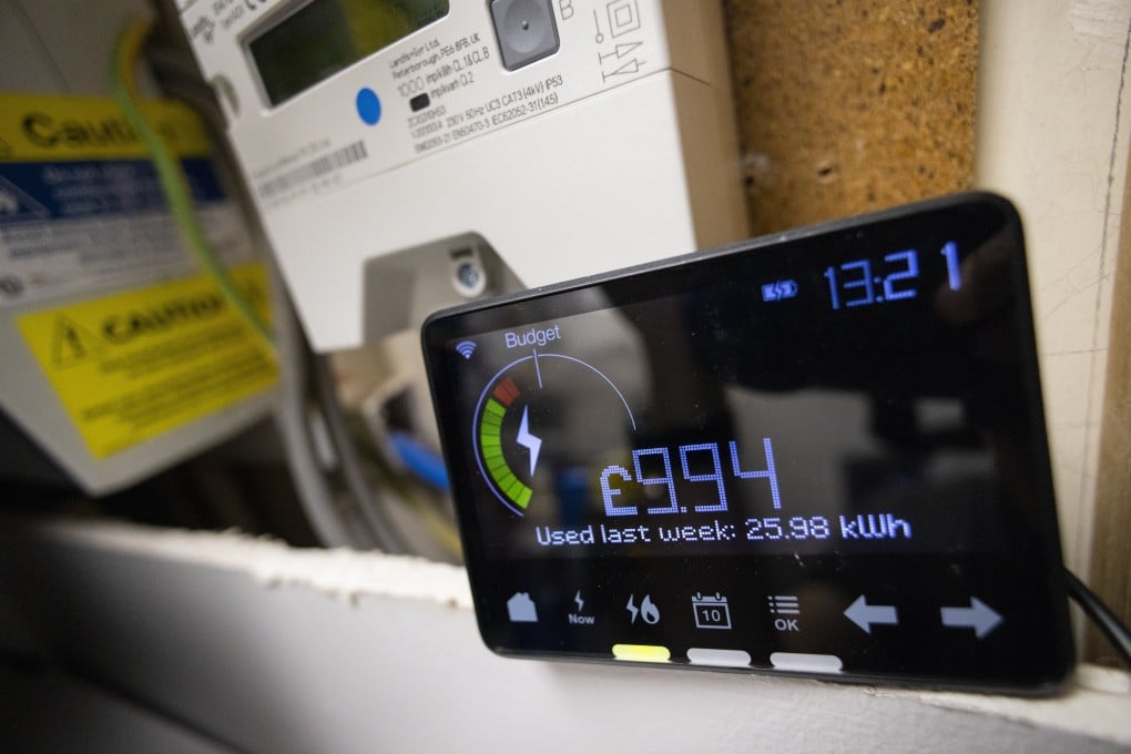 A smart energy metre at a home in London, UK. Photo: EPA-EFE