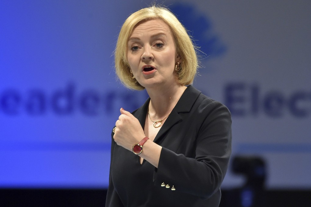 UK Conservative leadership candidate Liz Truss. Photo: AP
