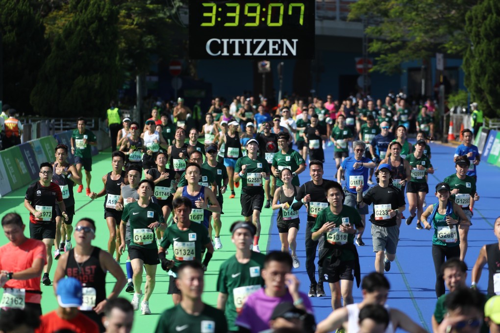 The Hong Kong Marathon had a reduced field in 2021, but the plans for this year have yet to be finalised. Photo: Nora Tam