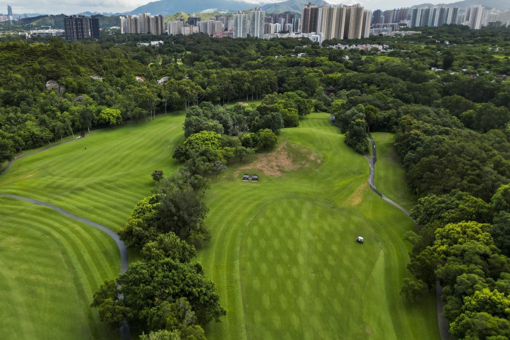 Authorities plan to build 12,000 public housing flats on an exclusive golf course in Fanling, but the plan has encountered resistance from golfers and those touting the land’s environmental value. Photo: Sam Tsang