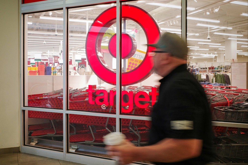 A shopper passes a Target store in the Tenleytown neighbourhood of Washington, DC, on August 17. Consumers are still spending, keeping pressure on the Federal Reserve to continue its aggressive interest rate hikes. Photo: AFP