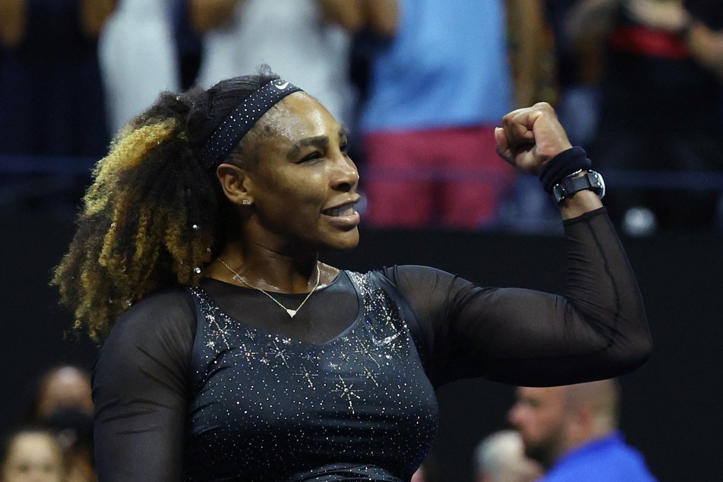 Serena Williams U.S. celebrates after winning her US Open second-round match against Anett Kontaveit. Photo: Reuters