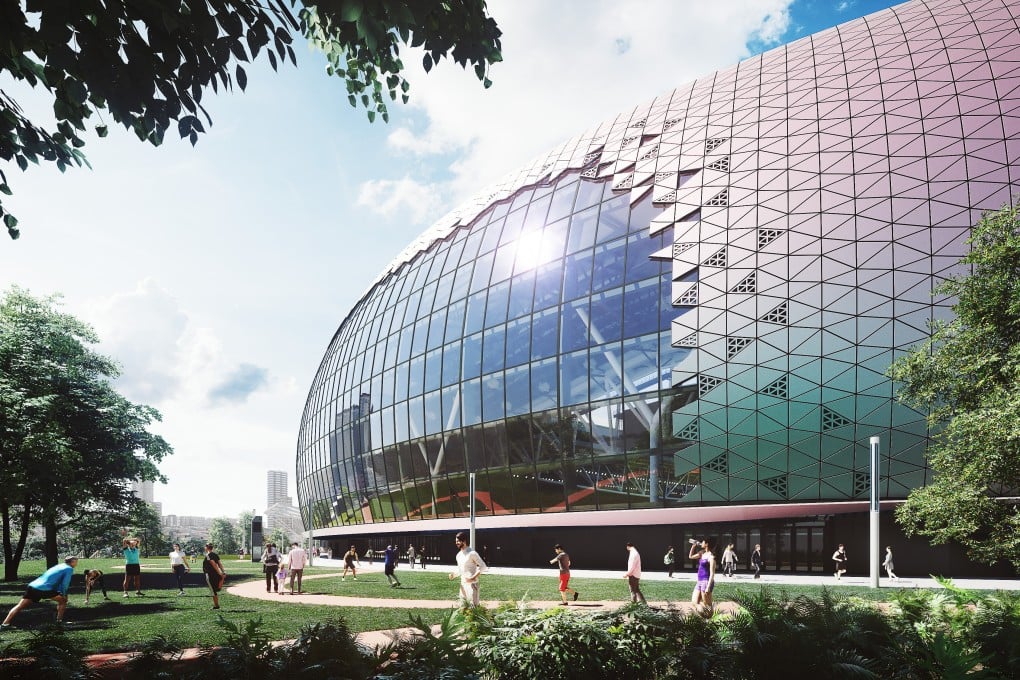 A render of the Kai Tak Sports Park’s main stadium, which will replace Hong Kong Stadium in Happy Valley as the venue for a number of sporting events.