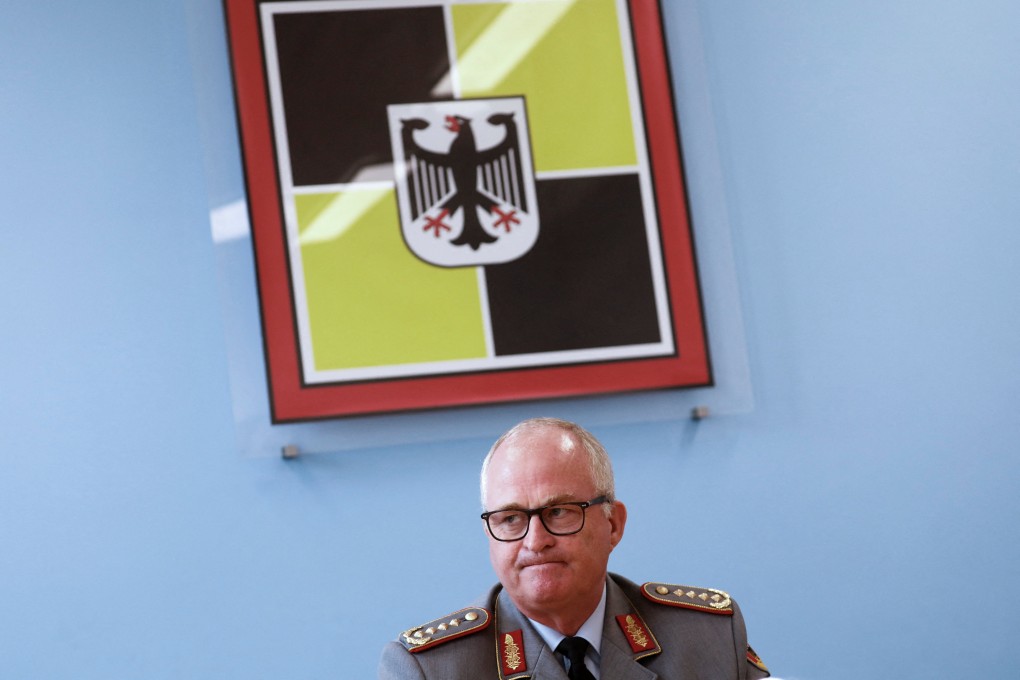 German Chief of Defence Eberhard Zorn speaks during an interview in Berlin, Germany on August 24. Photo: Reuters