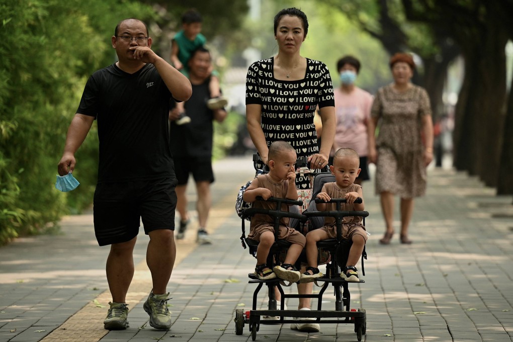 China’s population grew by just 480,000 to 1.4126 billion last year, down from an increase of 2.04 million in 2020. Photo: AFP