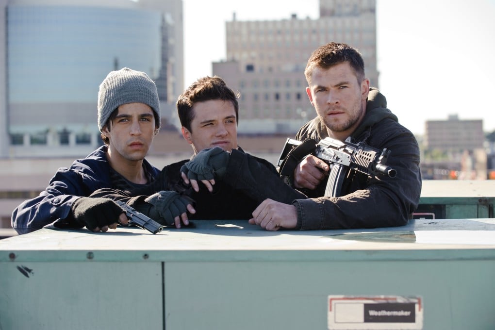 (From left) Josh Peck, Josh Hutcherson and Chris Hemsworth in a still from Red Dawn. Photo: Ron Phillips/2009 Metro-Goldwyn-Mayer Studios