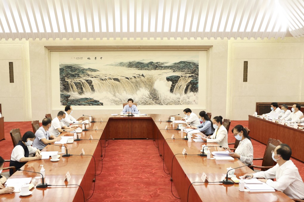 National People’s Congress deputies at a meeting in Beijing on August 31. Photo: Xinhua