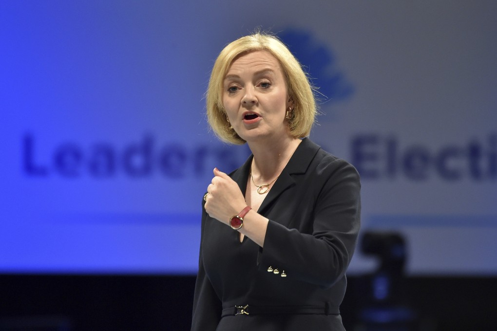 Liz Truss, the front runner to be Britain’s next prime minister, has talked tough on China. Photo: AP