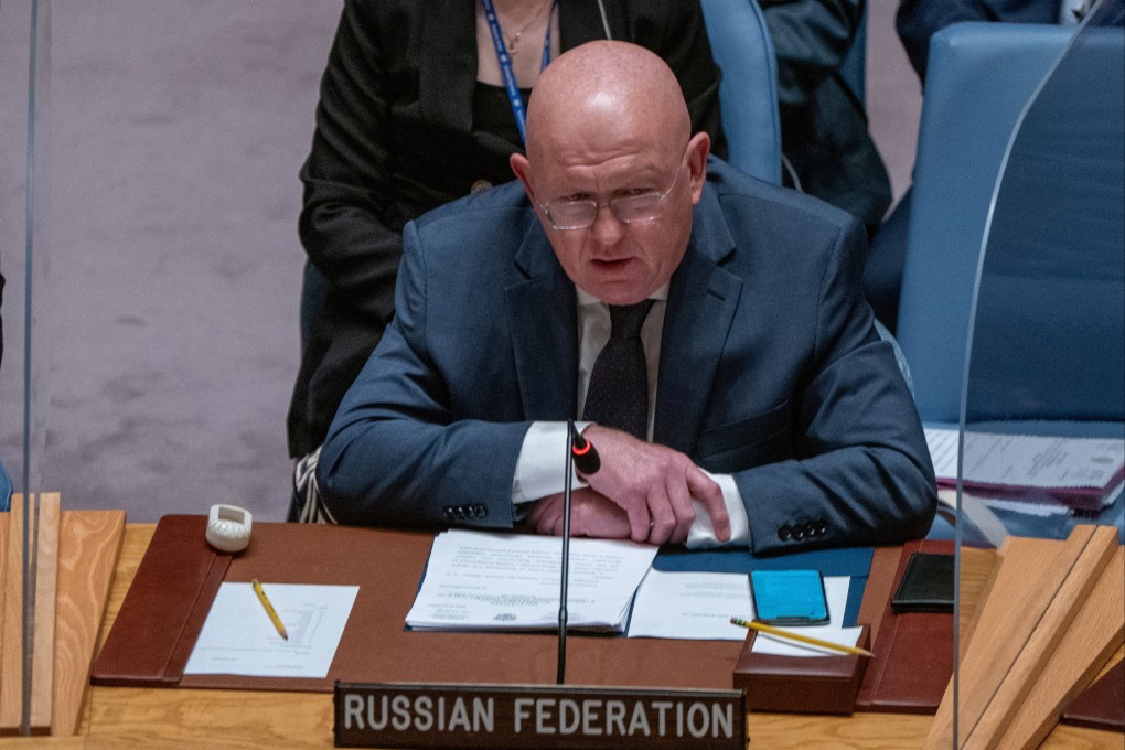 Russia’s UN ambassador Vassily Nebenzia. Photo: Reuters
