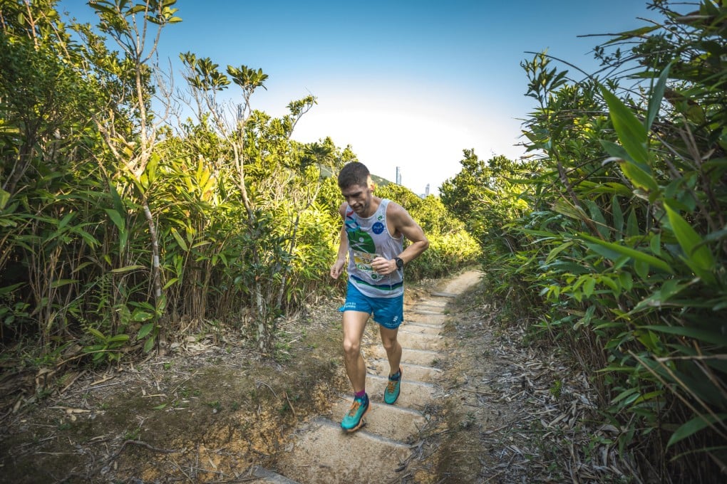 Ryan Whelan won the men’s 14km race at the Action Sprint Repulse Bay. Photo: Handout